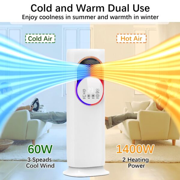 XV 4 in 1 Humidifier, Room heater, Air Cooler and Tower Fan - Image 2