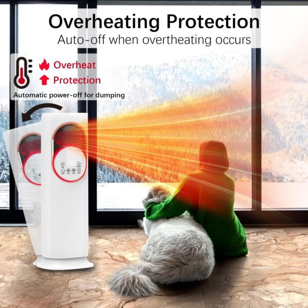 XV 4 in 1 Humidifier, Room heater, Air Cooler and Tower Fan - Image 5