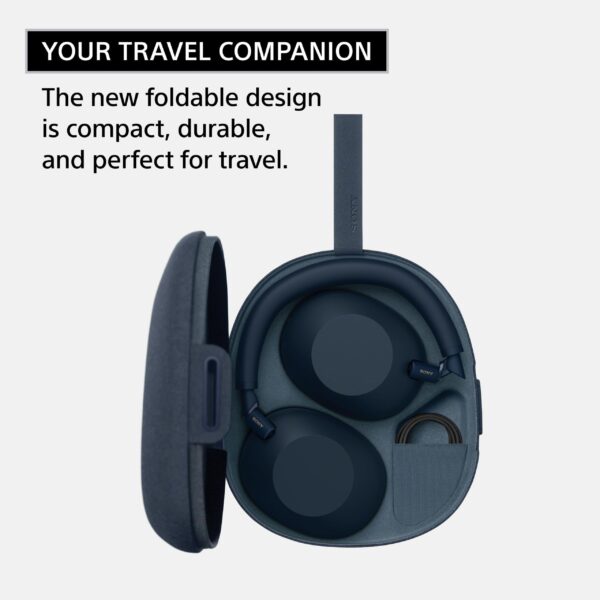 Sony WH-1000XM6 The Best Wireless Noise Canceling Headphones, HD NC Processor QN3, 12 Microphones, Adaptive NC Optimizer, Mastered by Engineers, Studio-Quality, 30-Hour Battery, Black - Image 5