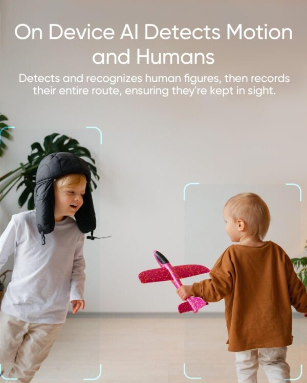 Anker eufy Security Indoor Camera C220 with 2K Clarity, 360° Horizontal View, AI Monitoring and Motion Detection, Two-Way Audio - Image 2