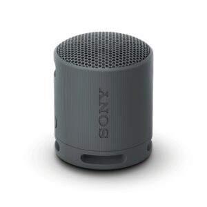 Sony SRS-XB100 Wireless Bluetooth Portable Lightweight Super-Compact Travel Speaker, Extra-Durable IP67 Waterproof & Dustproof, 16 Hour Battery, Versatile Strap, and Hands-Free Calling