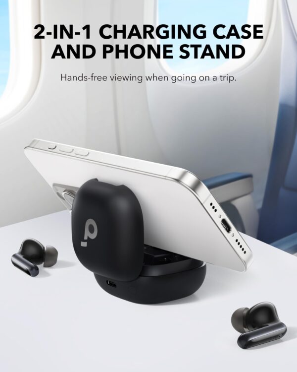 Anker Soundcore P40i Noise Cancelling Wireless Earbuds, Adaptive Noise Cancelling to Environments, Heavy Bass, 60H Playtime, 2-in-1 Case and Phone Stand, IPX5, Wireless Charging, Bluetooth 5.3 - Image 5