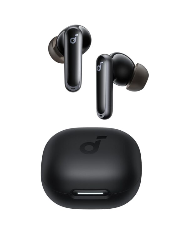 Anker Soundcore P40i Noise Cancelling Wireless Earbuds, Adaptive Noise Cancelling to Environments, Heavy Bass, 60H Playtime, 2-in-1 Case and Phone Stand, IPX5, Wireless Charging, Bluetooth 5.3