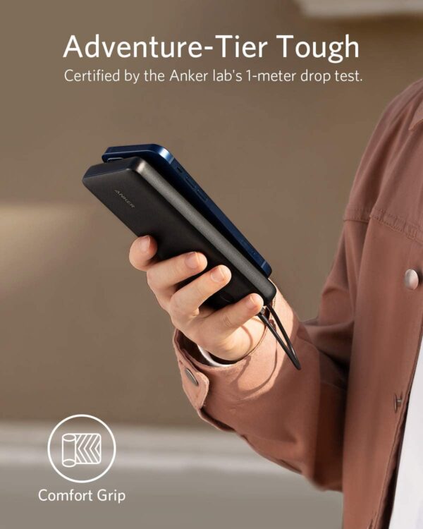 Anker Power Bank, 325 Portable Charger (PowerCore 20K II), 20,000mAh Battery Pack with 2-Port, 15W High-Speed Charging - Image 3