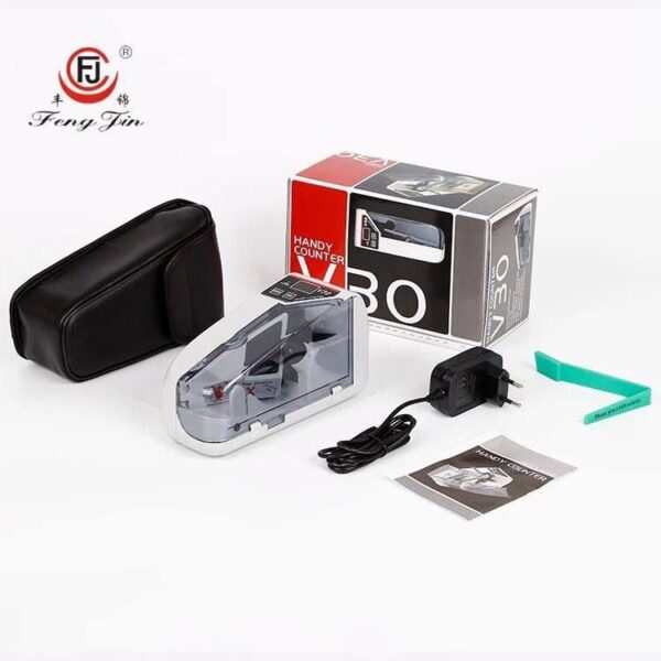 Cash Counting Machine, Mini Bill Counters, Convenient and Portable AC or Battery Powered Banknote Counter Suitable for Multiple Currencies - Image 2