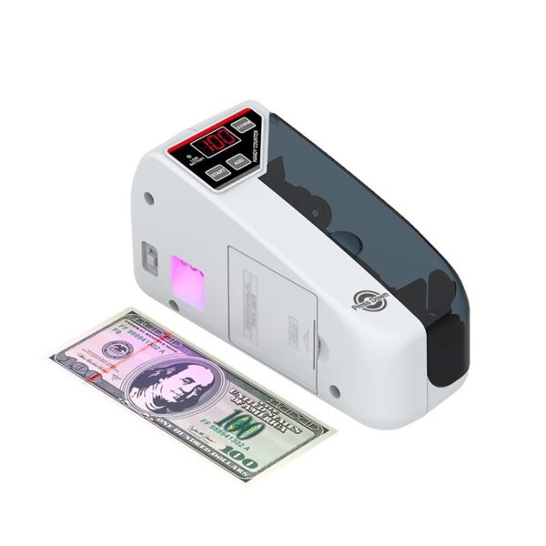Cash Counting Machine, Mini Bill Counters, Convenient and Portable AC or Battery Powered Banknote Counter Suitable for Multiple Currencies - Image 3
