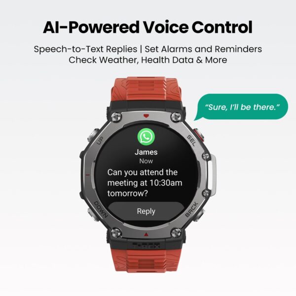 Amazfit T-Rex 3 Outdoor Smart Watch 48mm AMOLED Display, Offline Maps & Navigation, 6 Satellite Systems Dual Band GPS, 27 Days Battery Life, 170+ Sports Mode, 45m Freediving for Android, iPhone - Image 4