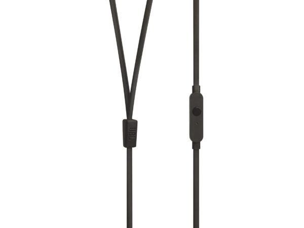 JBL Tune 110 Wired Aux In Ear Headphones, Deep and Powerful Pure Bass Sound, 1-Button Remote/Mic, Tangle-Free Flat Cable, Ultra Comfortable Fit - Image 4