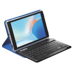 Atouch M-T6 8-Inch PC Android Tablet 12GB RAM, 512GB Storage – Dual SIM, 5G WiFi, Keyboard & Mouse, Blue Cover – Slim Design, Tablet for both Adults and Kids