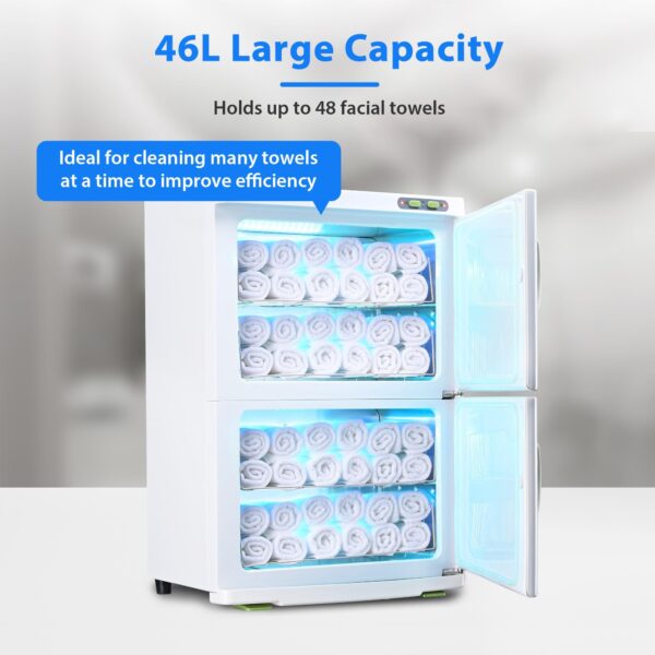 Hot Towel Warmer Cabinet, 46L Extra Large Capacity - Image 2