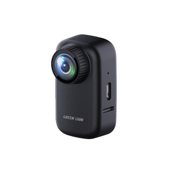 Green Lion Mini Action Camera, Video Resolution: 4K 30fps, 2.7K 30fps, 1080P 60/30fps, Photo Resolution: 20MP, 16MP, 14MP, 12MP, Lens Angle: 120°, Battery 400mah, Screen Size: 1.5inch, Wifi, Tripod, Touch Screen - Image 4