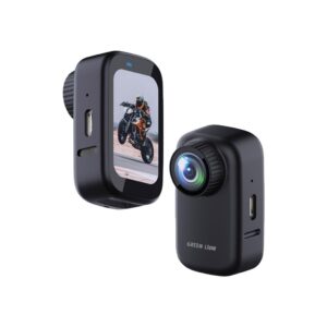 Green Lion Mini Action Camera, Video Resolution: 4K 30fps, 2.7K 30fps, 1080P 60/30fps, Photo Resolution: 20MP, 16MP, 14MP, 12MP, Lens Angle: 120°, Battery 400mah, Screen Size: 1.5inch, Wifi, Tripod, Touch Screen