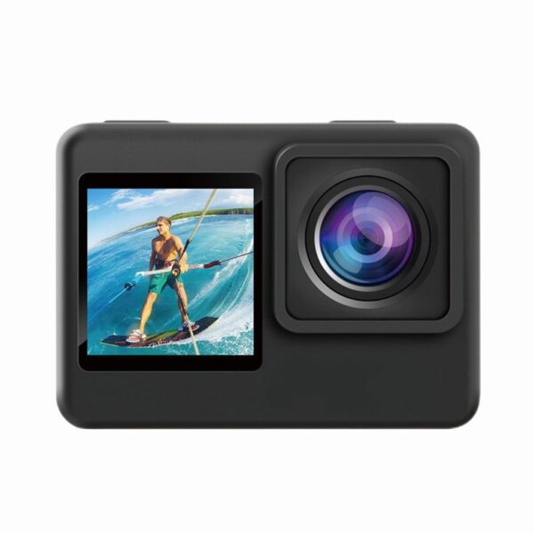 Porodo Lifestyle Fully Waterproof 4K Action Camera 900mAh Dual Display 4K Ultra HD - Image 2