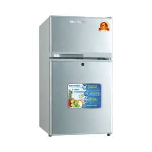 Sonashi 105 Liters Double Door Refrigerator SFD-105 Silver Defrost Refrigerator