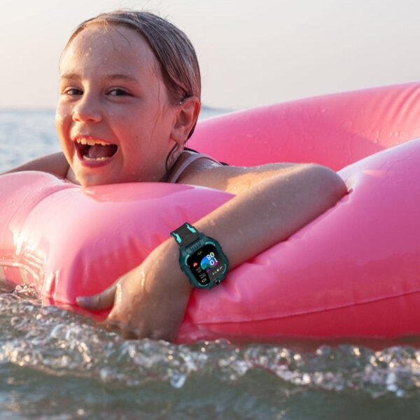 Alreha Kids Smartwatch K2 features a rechargeable battery, sim card slot that allows you to communicate with your kid, sweat proof - Image 8