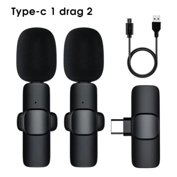 K9 Dual Wireless Lavalier Microphone Plug and Play, No Need APP & Bluetooth Collar Mic for All iPhone, iPad, Mac Devices for YouTube, Live Stream & Video Recording And Lightning - Image 3