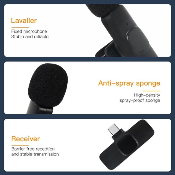 K9 Dual Wireless Lavalier Microphone Plug and Play, No Need APP & Bluetooth Collar Mic for All iPhone, iPad, Mac Devices for YouTube, Live Stream & Video Recording And Lightning - Image 4