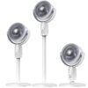 F1 Fan Air Circulation Fan, Portable Circulation Fan, Home Desktop Silent Floor Fan, Five Adjustable Speed And Energy-Saving, automatic oscillation ("shaking of head"), remote control, wide-angle air supply, and intelligent timing functions