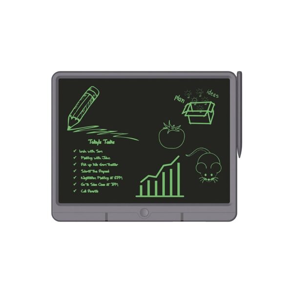 Green Lion LCD Digital Writing Pad/Tablet with Pen, 15inch, Drawing, Calculus, Grafitti