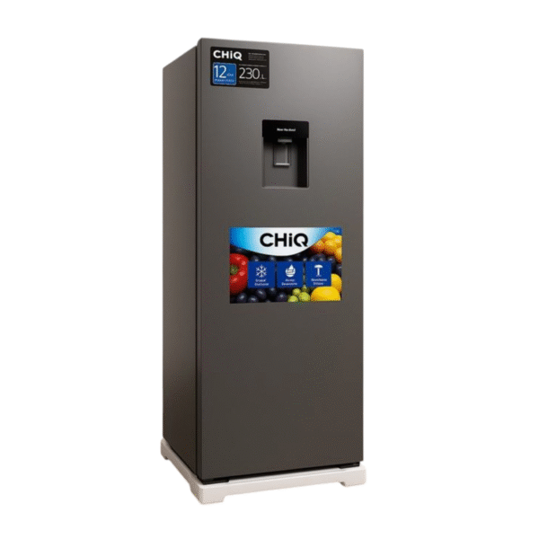 CHiQ 230L Refrigerator Single Door Defrost Silver CSR230 – 3 Years Warranty