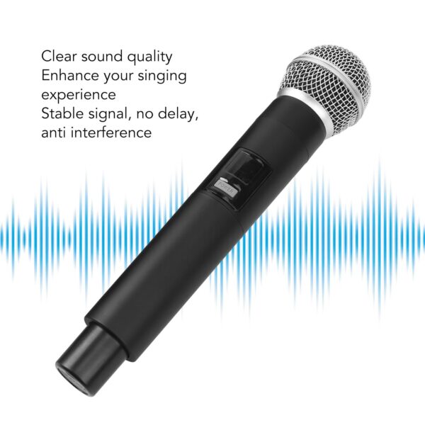 Professional Universal Wireless Dynamic Microphone (Single) - Image 2