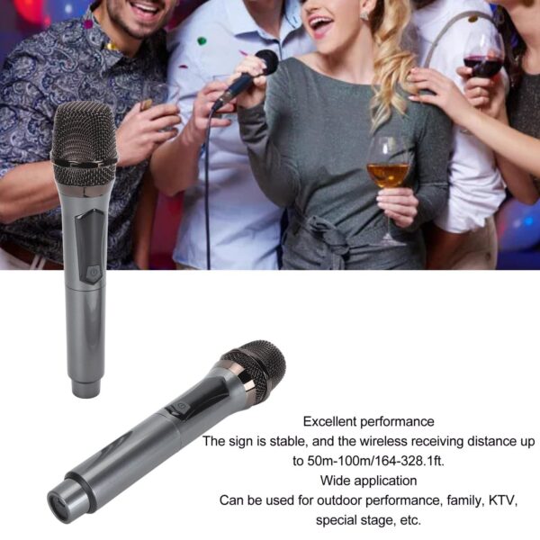 Professional Universal Dual Wireless Microphones (Pair) - Image 5