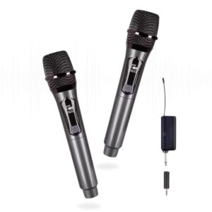 Professional Universal Dual Wireless Microphones (Pair)