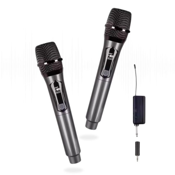 Professional Universal Dual Wireless Microphones (Pair)