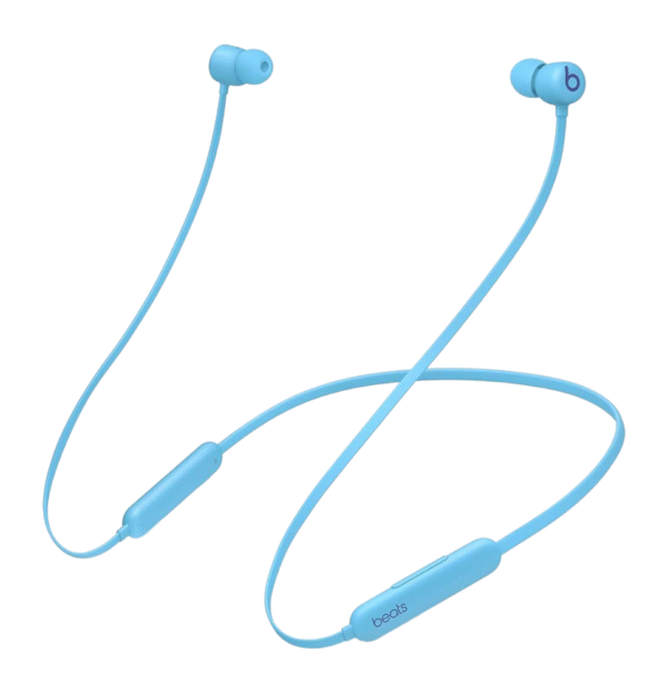 Beats Flex Wireless Earbuds - Apple W1 Headphone Chip, Magnetic Earphones, Class 1 Bluetooth, 12 Hours of Listening Time, Built-in Microphone - Flame Blue