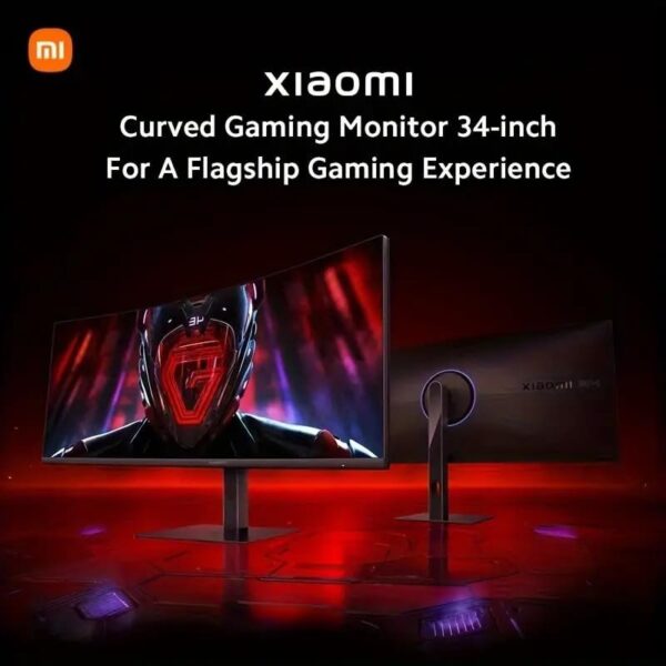 Xiaomi Curved Gaming Monitor 34 inch 180Hz High Refresh Rate, Response time 1ms Fast FreeSync Premium Professional Calibration 95% DCI-P3 100% sRGB* , 3440x1440, Low Blue Light Computer Screen Monitor Desktop Monitor - Image 6