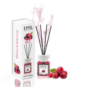 EYFEL Reed Diffusers for Home – BlackBerry Reed Diffuser Set 4.05 fl oz Oil Diffuser Sticks