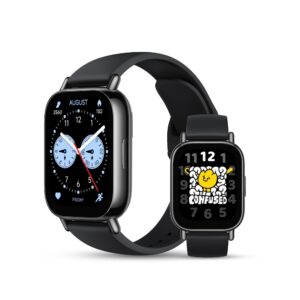 Xiaomi Redmi 5 Lite Smart Watch, Step Counter Watch for Women Men with 2" LCD Large Display, 140 Sports Modes, 5ATM Waterproof (Lite-Black)