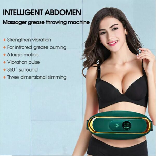 Electric Weight Loss Fat Burning Vibrating Whole Body Vibration Slimming Machine, Cramp Reliever, Tummy Trimming Belt, Waist Fat Remover, Muscle Relaxer, Belly Massager - Image 5