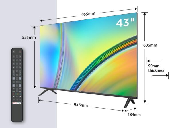 TCL 43 inch FHD Smart Google Android TV (43S5400A) - Image 3