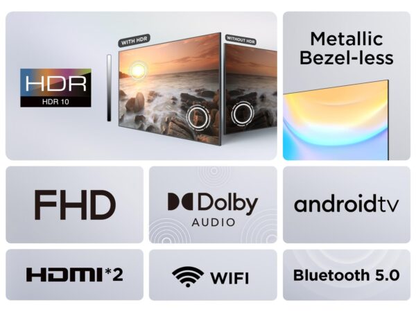 TCL 43 inch FHD Smart Google Android TV (43S5400A) - Image 2