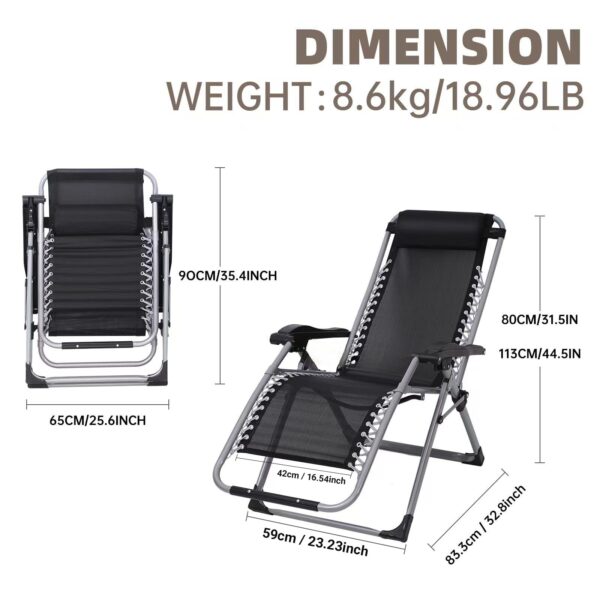 Camping Foldable Multipurpose Sitting and Resting Chair 2 in 1 (indoor/outdoor) - Image 6