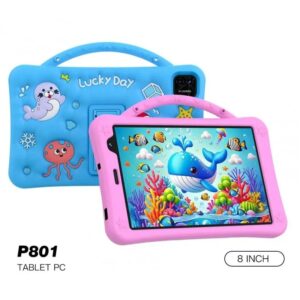 Telzeal P801 Kids Learning Tablet | 8 inch | 256GB ROM | 6GB RAM | 5000 mAh Battery with Free Gifts