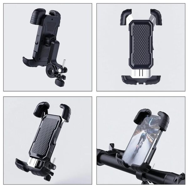 Go-Des 360 Degree Phone Holders Shockproof Motorcycle Bicycle Phone Holder GD-HD694 - Image 3