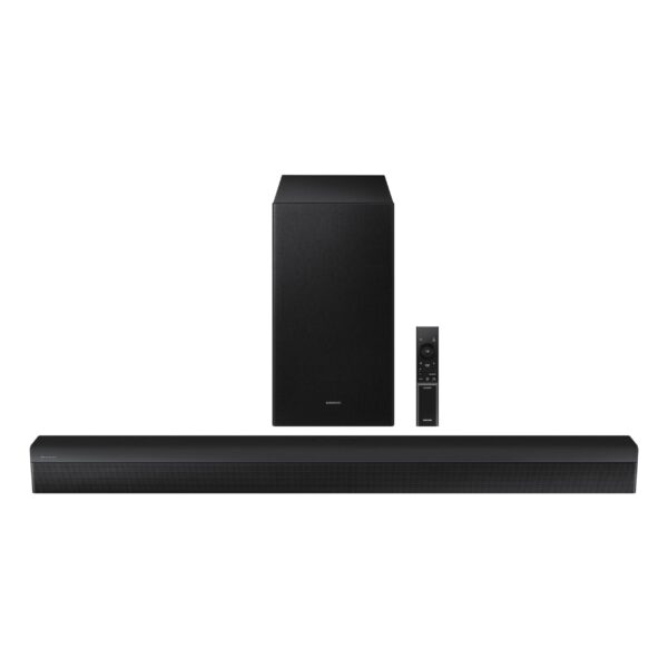Samsung B550 3.1 ch Soundbar w/ Dolby Audio, Surround Sound expansion, Bass Boost, Adaptive Sound, DTS Virtual:X, Wireless Subwoofer, 2024