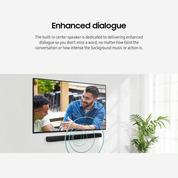 Samsung B550 3.1 ch Soundbar w/ Dolby Audio, Surround Sound expansion, Bass Boost, Adaptive Sound, DTS Virtual:X, Wireless Subwoofer, 2024 - Image 5