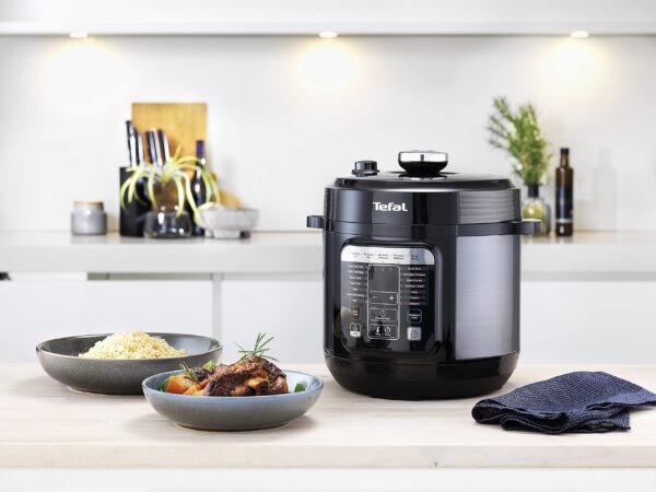 TEFAL 6L Home Chef Smart Electric Pressure and Multicooker CY601 - Image 4