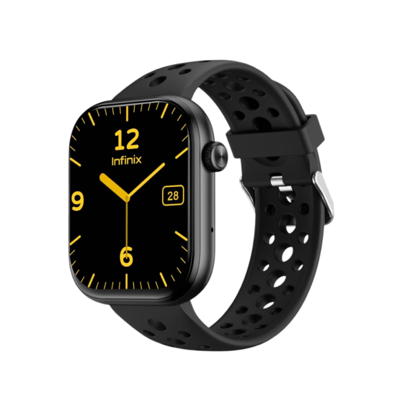 Infinix XWatch H4 Smart Watch (XW4L) - Black, 2.04" Full touch HD screen, IP68 Waterproof, 10 days Normal usage time, BT V5.3, 45g, Heart rate, SPO2, 300mAh battery, magnetic charging, supports call, 12 Month Warranty - Image 2