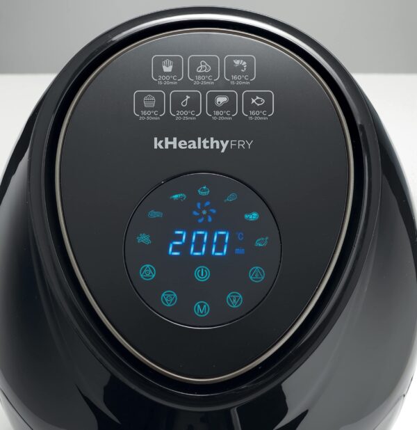 Kenwood Air Fryer 1500W, 3.8L Capacity, Black, 1.7KG, One spoon Oil, HFP30.000BK - Image 6
