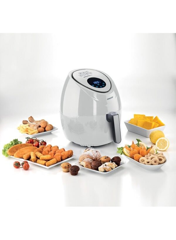 Kenwood Air Fryer 1500W, 3.8L Capacity, Black, 1.7KG, One spoon Oil, HFP30.000WH - Image 3