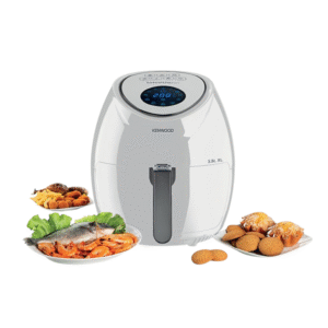 Kenwood Air Fryer 1500W, 3.8L Capacity, Black, 1.7KG, One spoon Oil, HFP30.000WH