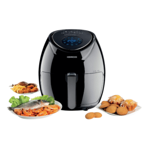 Kenwood Air Fryer 1500W, 3.8L Capacity, Black, 1.7KG, One spoon Oil, HFP30.000BK