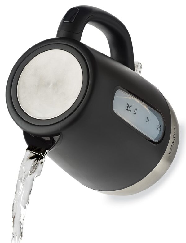 Kenwood 1.7L Cordless Electric Kettle 2200W with Auto Shut-Off & Removable Mesh Filter ZJP01.A0BK Black/Silver - Image 5