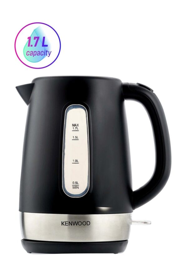 Kenwood 1.7L Cordless Electric Kettle 2200W with Auto Shut-Off & Removable Mesh Filter ZJP01.A0BK Black/Silver - Image 6