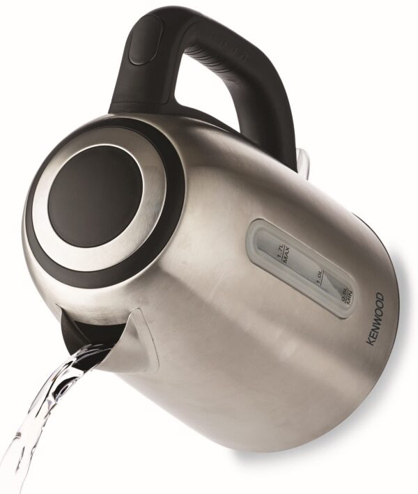 Kenwood Stainless Steel Kettle 1.7L Cordless Electric Kettle 2200W with Auto Shut-Off & Removable Mesh Filter ZJM01.A0BK Silver/Black - Image 4