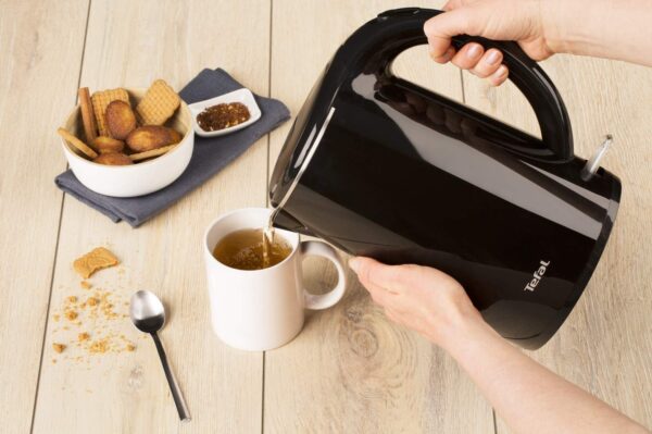 Tefal Kettle | SAFE'TEA 1.7 Litre Electric Kettle | 1800 W | Double Layer | 360° rotational base | Automatic switch OFF | Black | 2 Years Warranty | KO260865 - Image 4